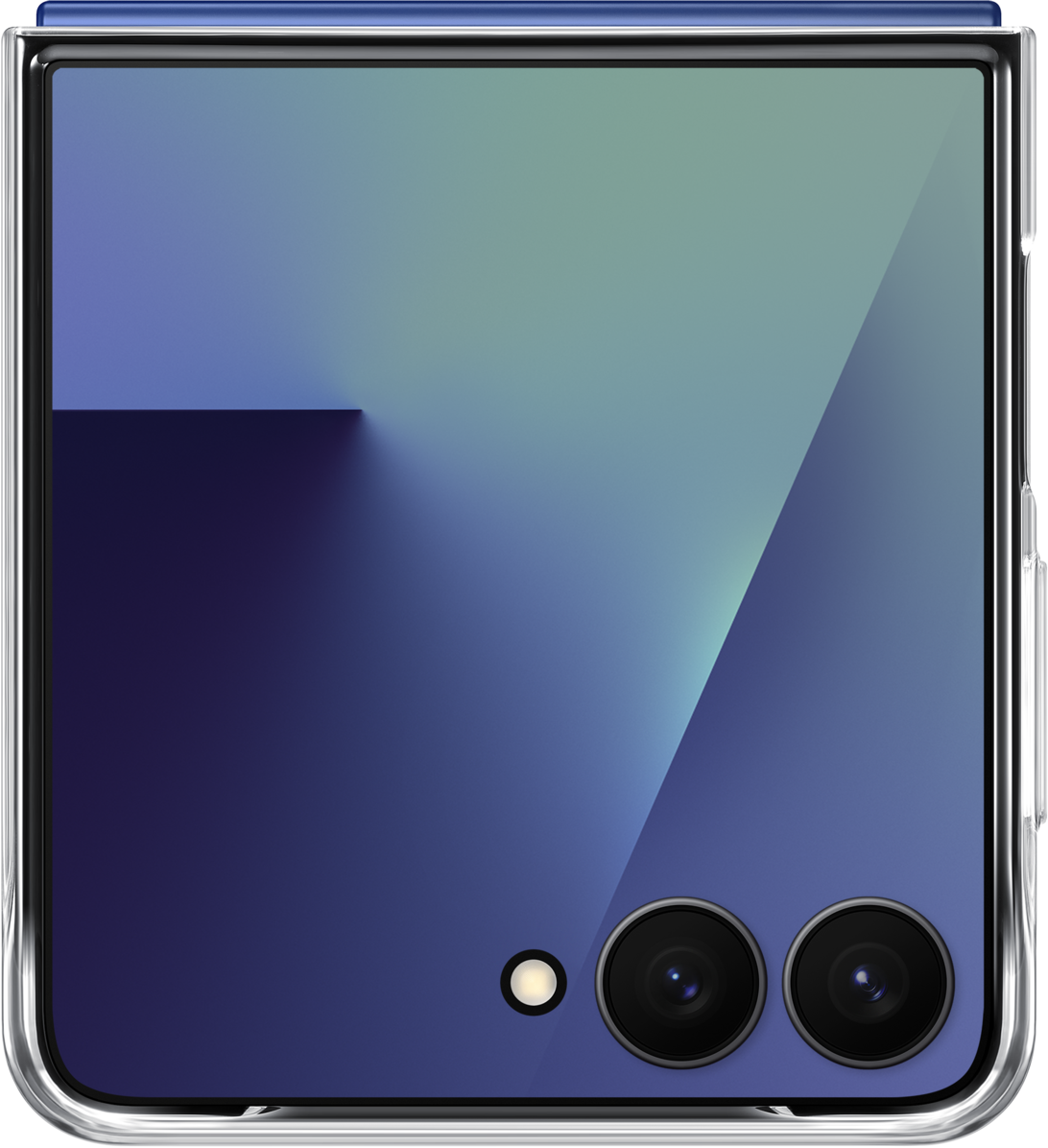 Custodia per Samsung Galaxy Z Flip7 F766, Clear Case, Trasparente EF-AF766CTEGWW