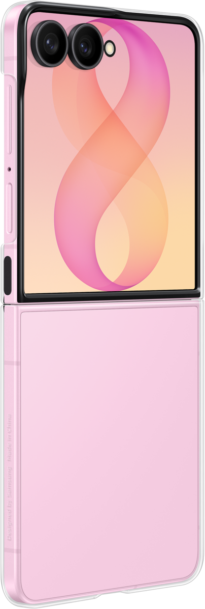 Custodia per Samsung Galaxy Z Flip8 F776, Clear Case, Trasparente EF-QF776CTEGWW