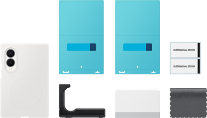 Custodia per Samsung Galaxy Z Fold8 F971, Silicone Magnet Case, Bianca EF-EF971CWEGWW