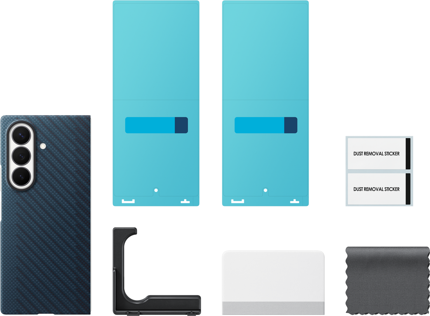 Custodia per Samsung Galaxy Z Fold8 Ultra F976, Carbon Magnet Case, Blu Navy EF-KF976SNEGWW