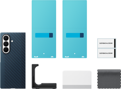 Custodia per Samsung Galaxy Z Fold8 Ultra F976, Carbon Magnet Case, Blu Navy EF-KF976SNEGWW