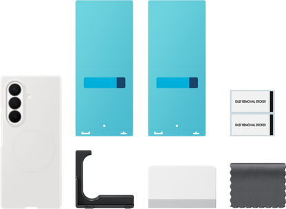 Custodia per Samsung Galaxy Z Fold8 Ultra F976, Silicone Magnet Case, Bianca EF-EF976CWEGWW