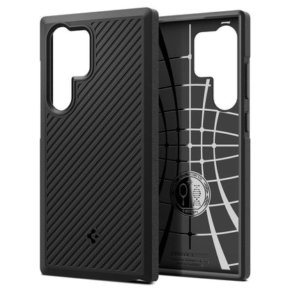 Custodia per Samsung Galaxy S24 Ultra S928, Spigen, Core Armor, nero 