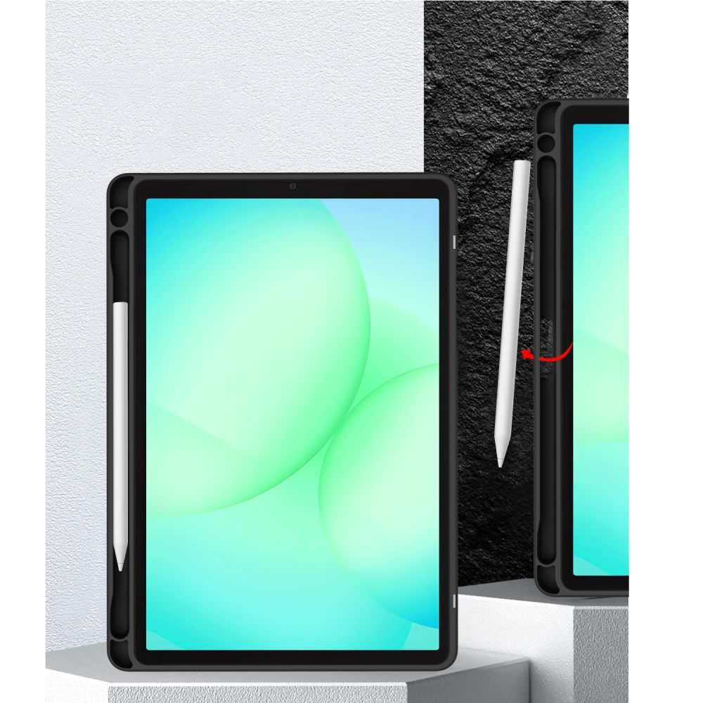 Custodia per Samsung Galaxy Tab A11 / Tab A9, Tech-Protect, SC PEN Hybrid, Nera