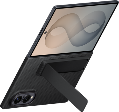 Custodia per Samsung Galaxy Z Fold8 F971, Carbon Standing, Nera EF-XF971SBEGWW