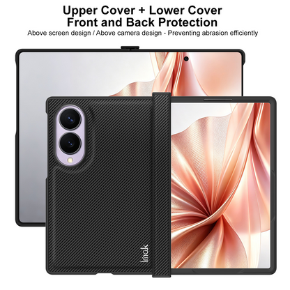 Custodia per Samsung Galaxy Z Fold8 F971, Imak, Carbonio, Nera