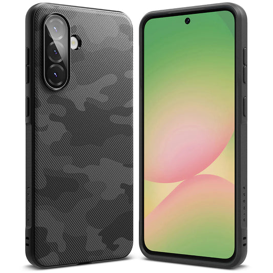 Custodia per Samsung Galaxy A56 A566 / A36 A366, Ringke, Onyx Camo, Nera