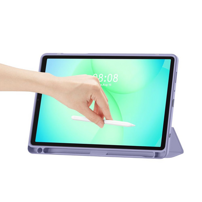 Custodia per Samsung Galaxy Tab A11 / Tab A9, Tech-Protect, SC PEN Hybrid, Viola