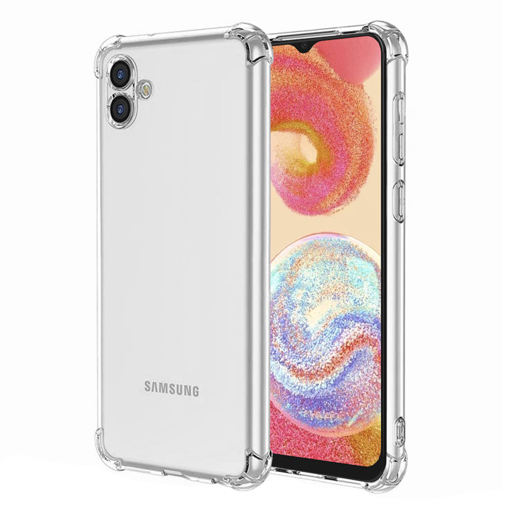 Custodia per Samsung Galaxy A04e A042 / M04 M045, Techsuit, Shockproof Clear, Trasparente