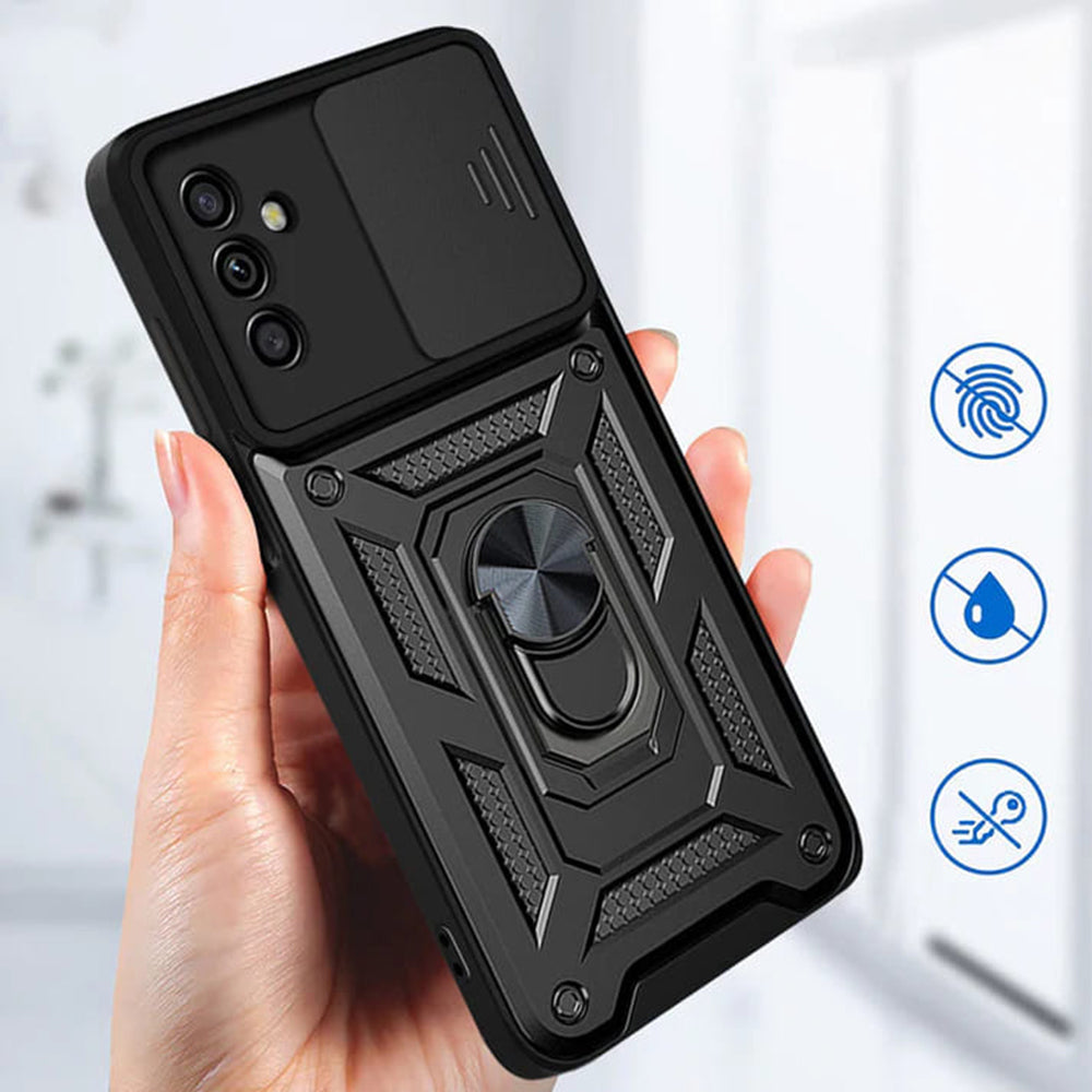 Case for Samsung Galaxy A04s A047 / A13 5G A136, Techsuit, CamShield, Black