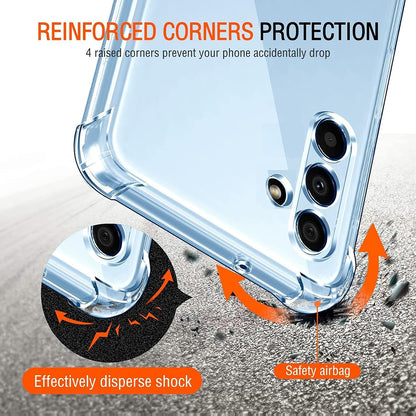 Custodia per Samsung Galaxy A04s A047 / A13 5G A136, Techsuit, Shockproof Clear, Trasparente