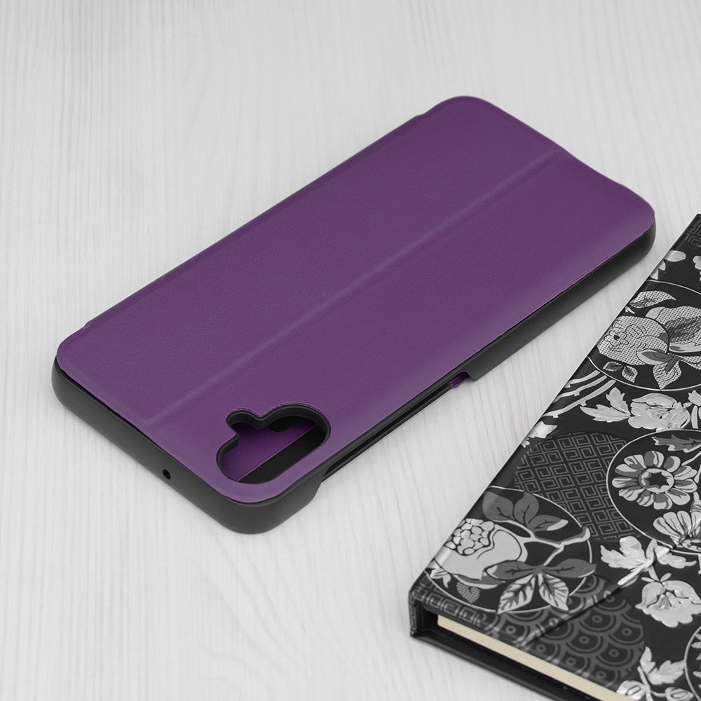 Custodia per Samsung Galaxy A05 A055, Techsuit, eFold, Viola