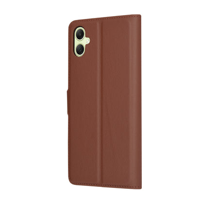 Custodia per Samsung Galaxy A05 A055, Techsuit, Leather Folio, Marrone