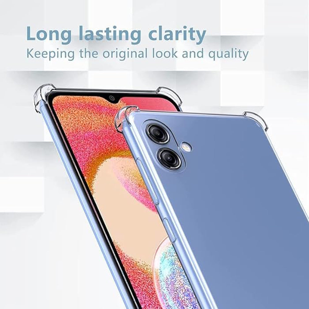 Case for Samsung Galaxy A05 A055, Techsuit, Shockproof Clear, Transparent