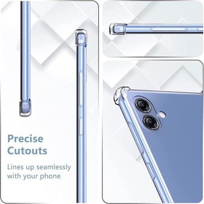 Case for Samsung Galaxy A05 A055, Techsuit, Shockproof Clear, Transparent