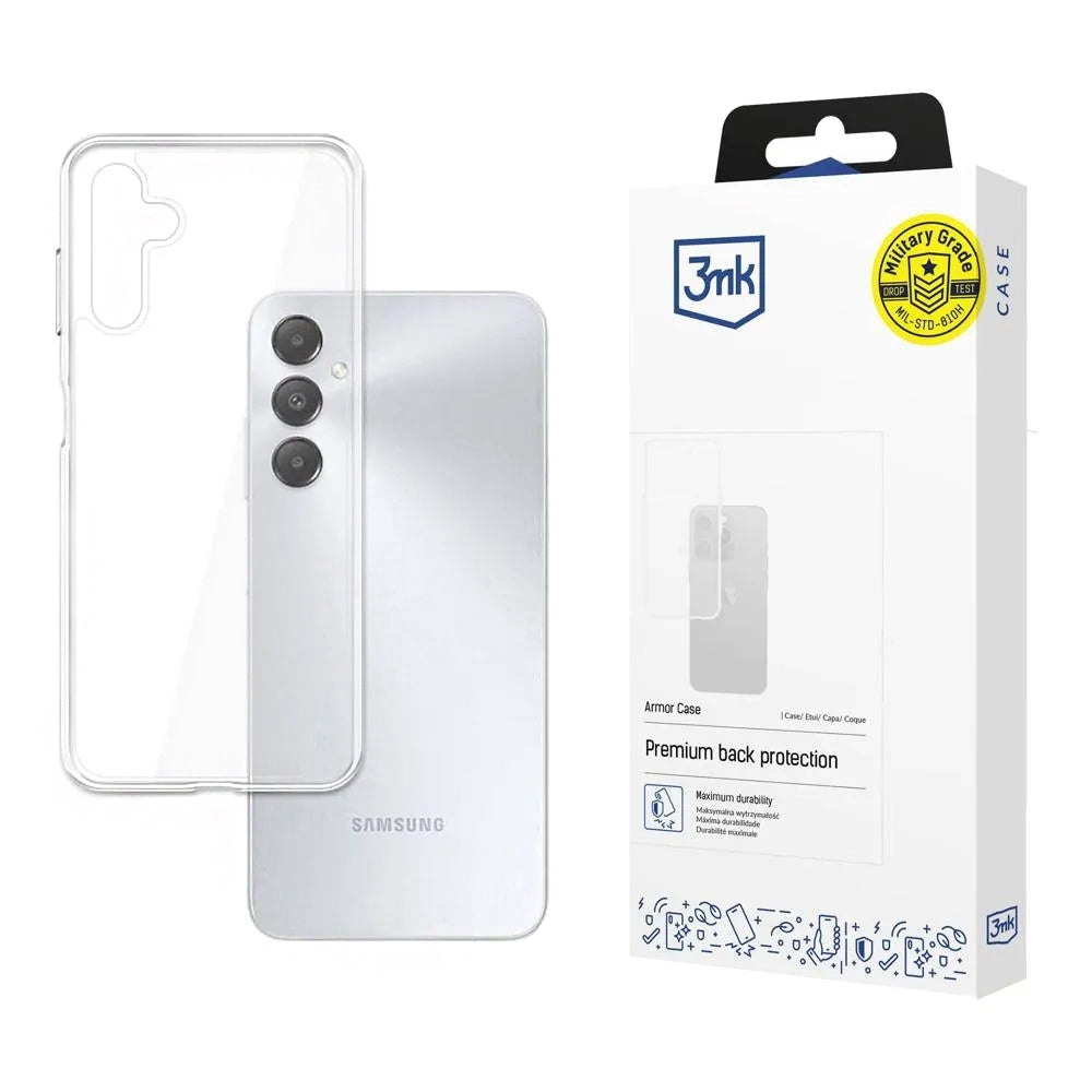 Custodia per Samsung Galaxy A05s A057, 3MK, Armor, Trasparente