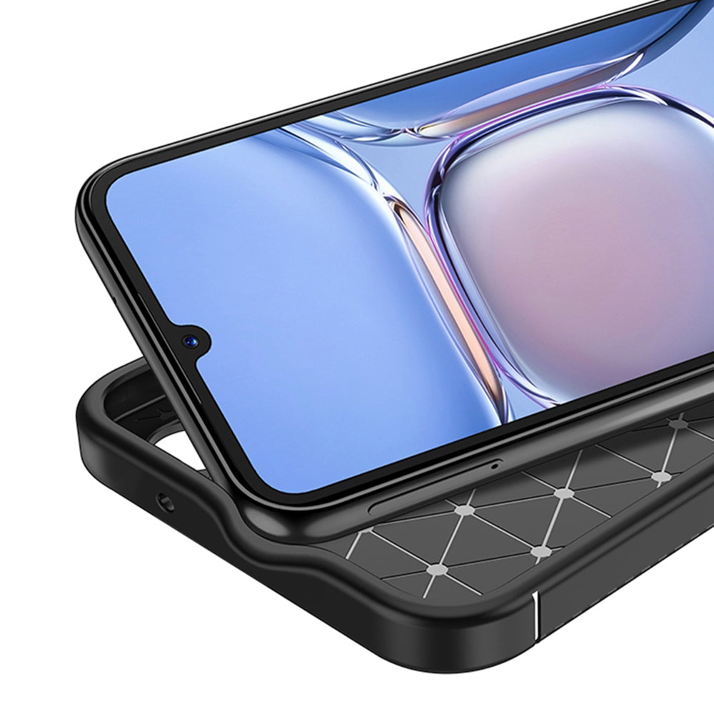 Custodia per Samsung Galaxy A05s A057, Techsuit, CarbonFiber, Nera