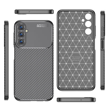 Custodia per Samsung Galaxy A05s A057, Techsuit, CarbonFiber, Nera