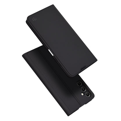 Custodia per Samsung Galaxy A05s A057, Techsuit, Magskin Book, Nera