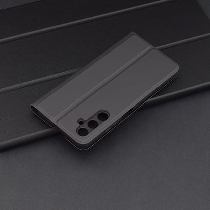 Custodia per Samsung Galaxy A05s A057, Techsuit, Magskin Book, Nera