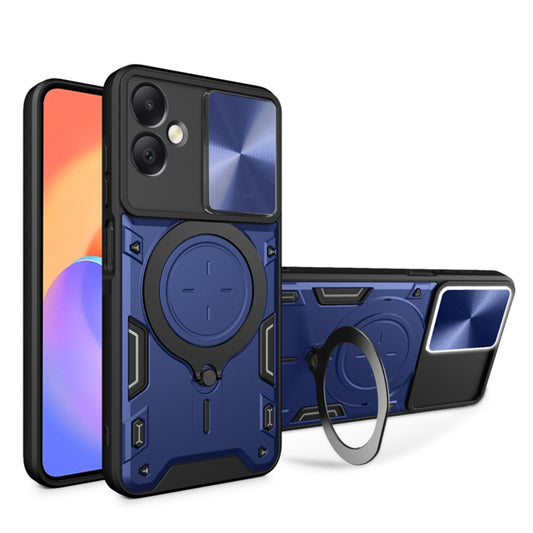 Custodia per Samsung Galaxy A06 A065, Techsuit, CamGuard Pro, Blu