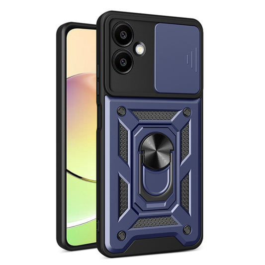 Custodia per Samsung Galaxy A06 A065, Techsuit, CamShield, Blu