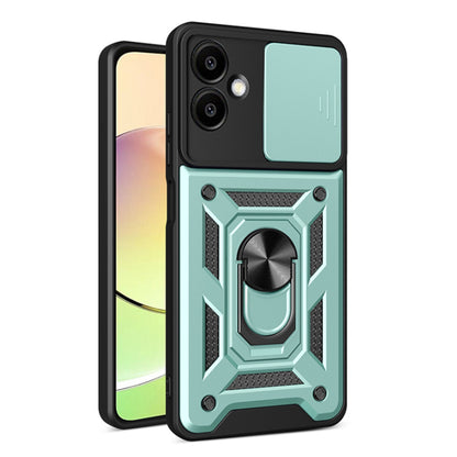 Custodia per Samsung Galaxy A06 A065, Techsuit, CamShield, Verde