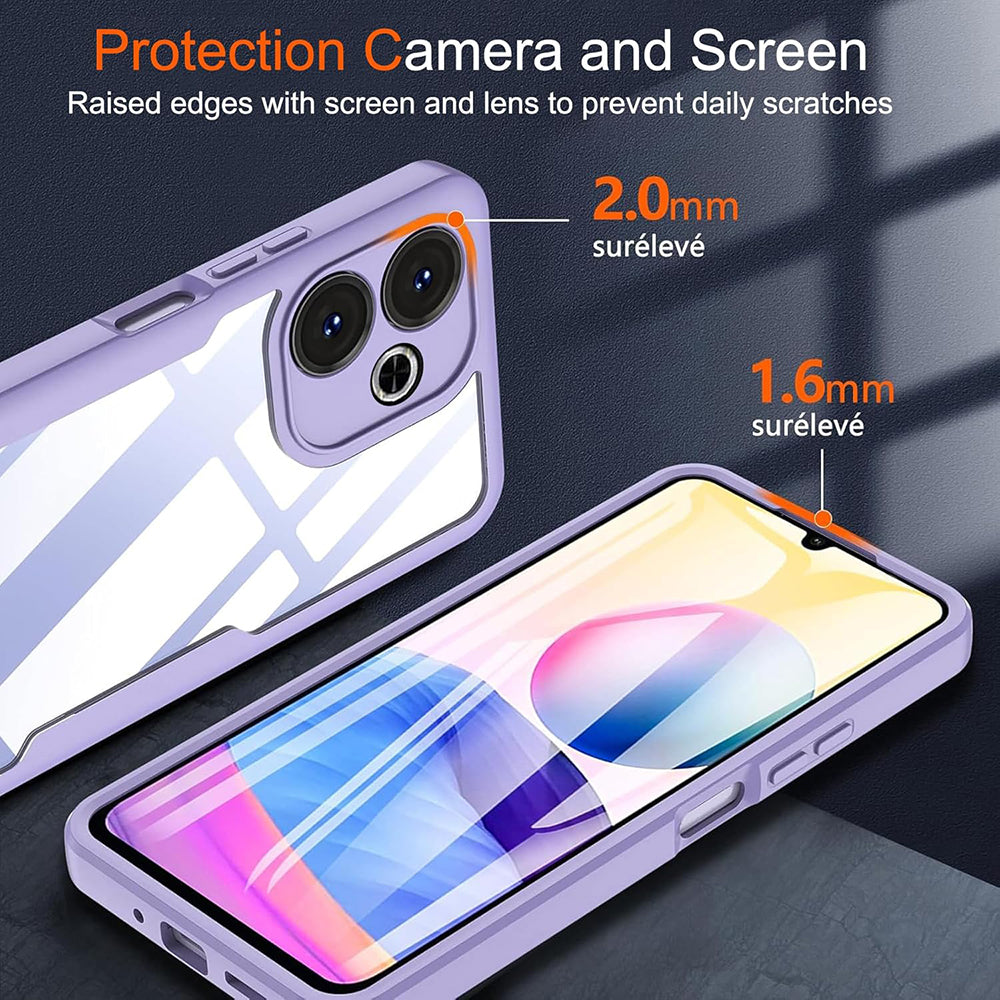 Custodia per Samsung Galaxy A06 A065, Techsuit, ColorVerse 360, Nera