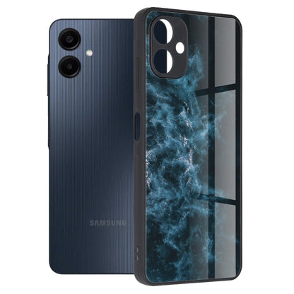 Custodia per Samsung Galaxy A06 A065, Techsuit, Glaze, Blu