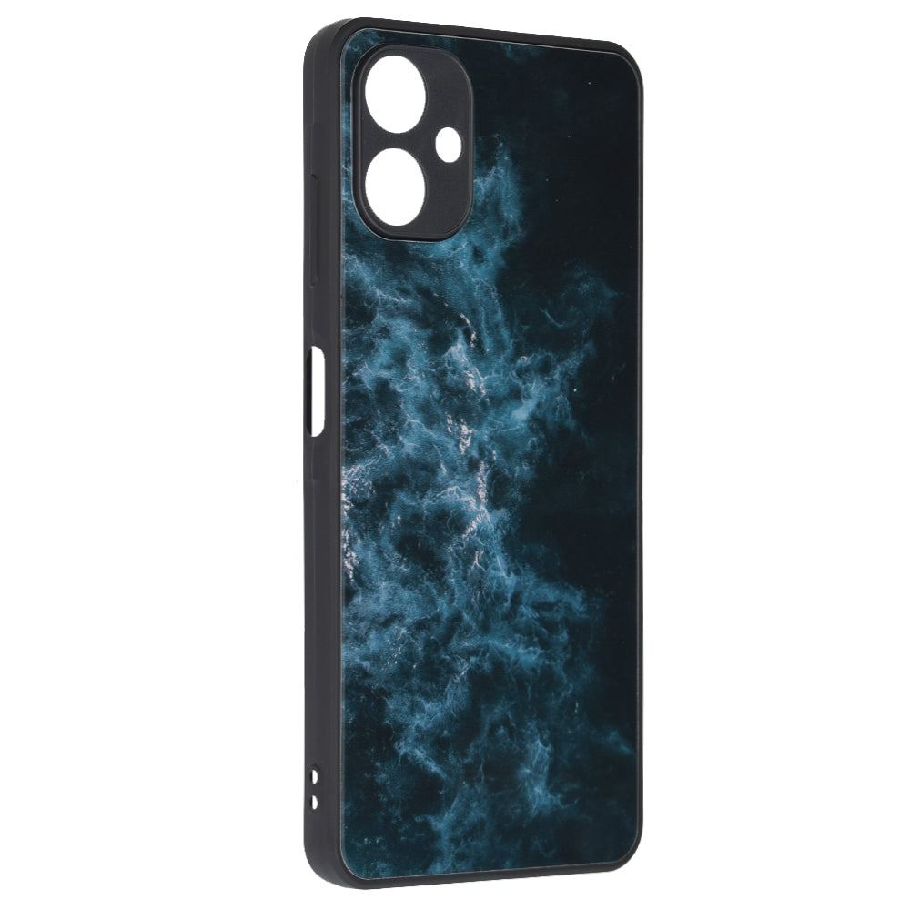 Custodia per Samsung Galaxy A06 A065, Techsuit, Glaze, Blu