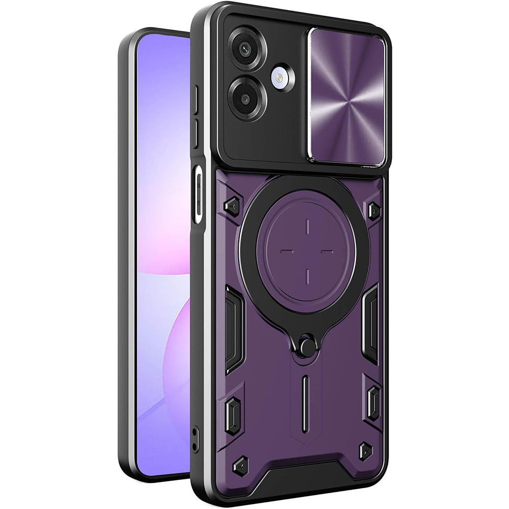 Custodia per Samsung Galaxy A07 4G A075, Techsuit, CamGuard Pro, Viola
