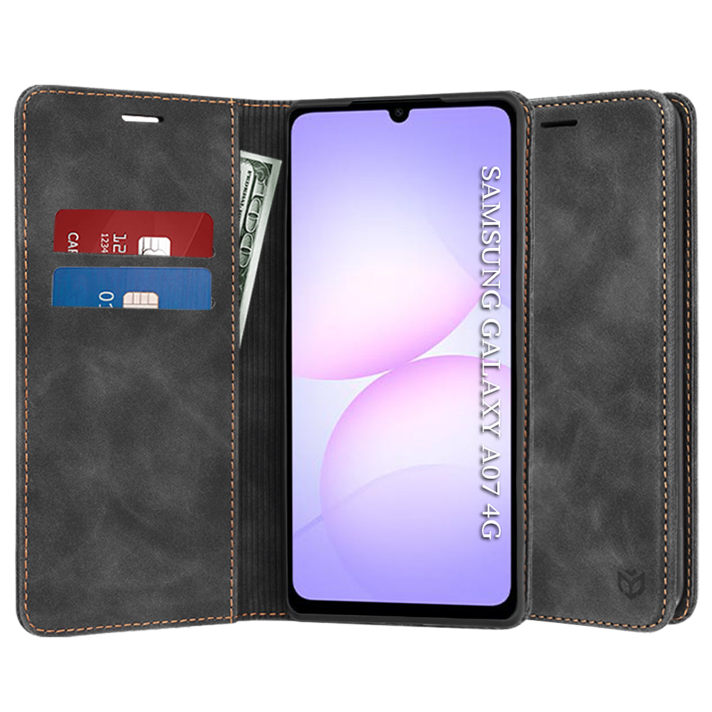 Custodia per Samsung Galaxy A07 4G A075, Techsuit, Confy, Nera