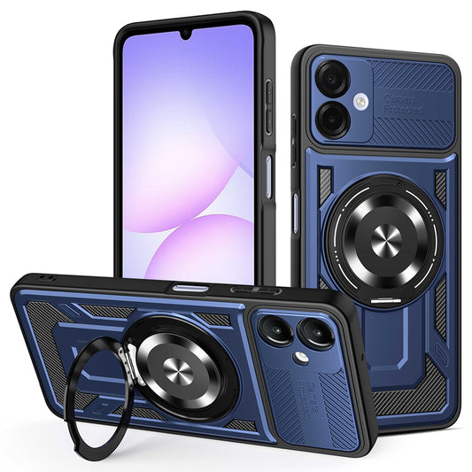 Custodia per Samsung Galaxy A07 4G A075, Techsuit, RuggedCam, Blu