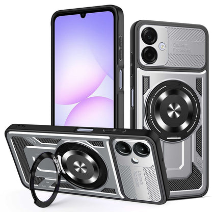 Custodia per Samsung Galaxy A07 4G A075, Techsuit, RuggedCam, Grigio