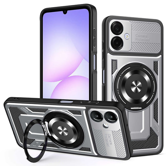 Custodia per Samsung Galaxy A07 4G A075, Techsuit, RuggedCam, Grigio