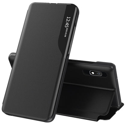 Custodia per Samsung Galaxy A10 A105 / M10 M105, Techsuit, eFold, Nera
