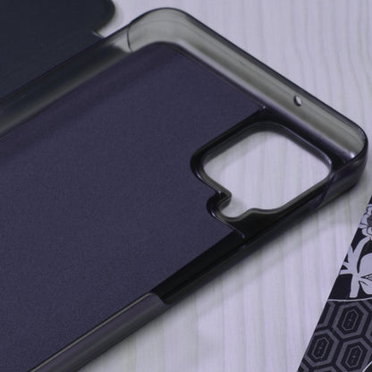 Custodia per Samsung Galaxy A12 Nacho A127 / A12 A125, Techsuit, eFold, Blu Scuro