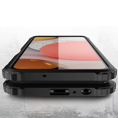Custodia per Samsung Galaxy A12 Nacho A127 / A12 A125, Techsuit, Hybrid Armor, Nera