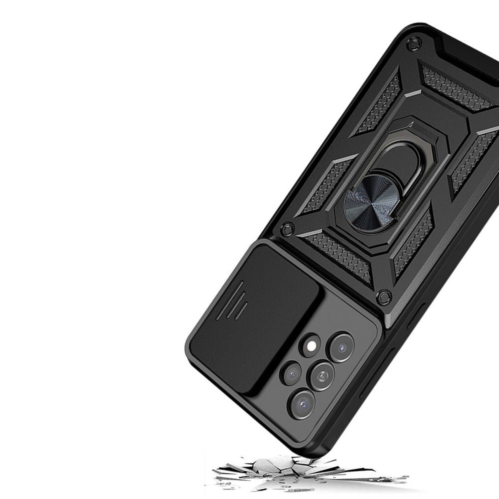 Custodia per Samsung Galaxy A13 A135, Techsuit, CamShield, Nera