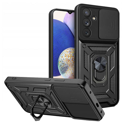 Custodia per Samsung Galaxy A14 A145 / A14 5G A146, Techsuit, CamShield, Nera