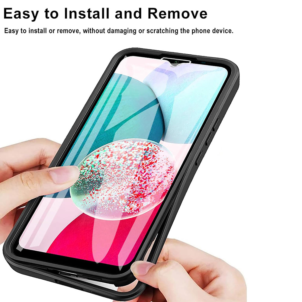 Custodia per Samsung Galaxy A14 A145 / A14 5G A146, Techsuit, ColorVerse 360, Nera