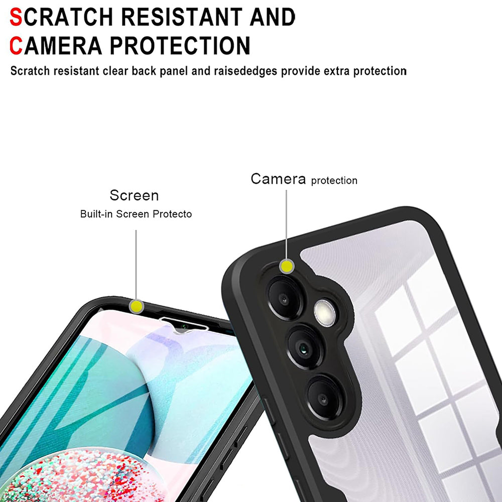 Custodia per Samsung Galaxy A14 A145 / A14 5G A146, Techsuit, ColorVerse 360, Nera