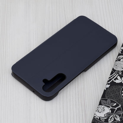 Custodia per Samsung Galaxy A14 A145 / A14 5G A146, Techsuit, eFold, Blu Scuro