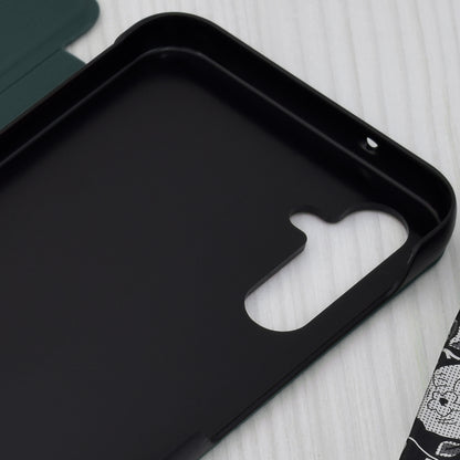 Custodia per Samsung Galaxy A14 A145 / A14 5G A146, Techsuit, eFold, Verde