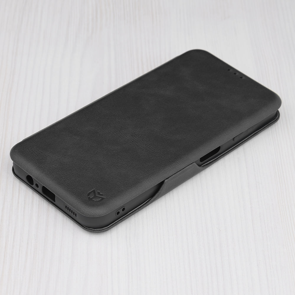 Case for Samsung Galaxy A14 A145 / A14 5G A146, Techsuit, Safe Wallet Plus, Black