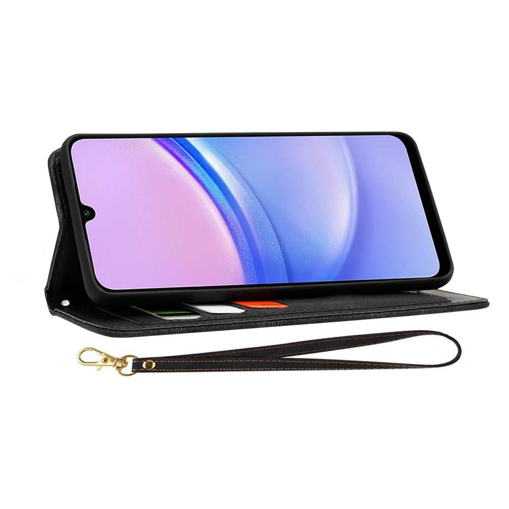 Custodia per Samsung Galaxy A15 5G A156 / A15 A155, Techsuit, FlipCraft, Nera