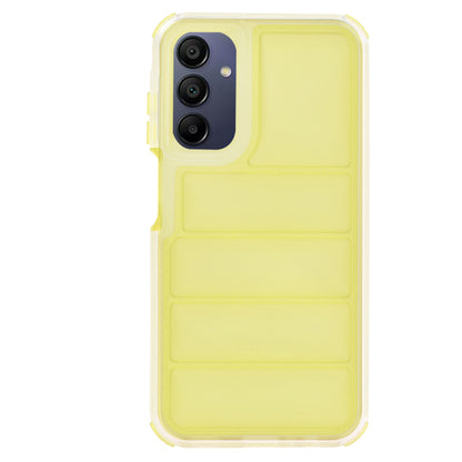 Custodia per Samsung Galaxy A15 5G A156 / A15 A155, Techsuit, Wave Shield, Gialla