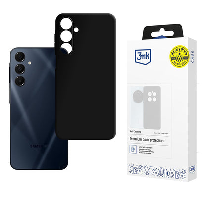 Custodia per Samsung Galaxy A16 5G A166 / A16 4G A165, 3MK, Pro, Nera Opaca