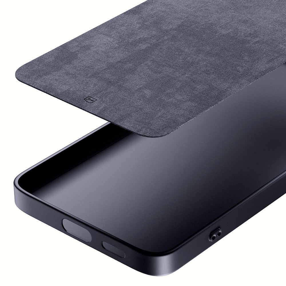 Custodia per Samsung Galaxy A16 5G A166 / A16 4G A165, 3MK, Pro, Nera Opaca