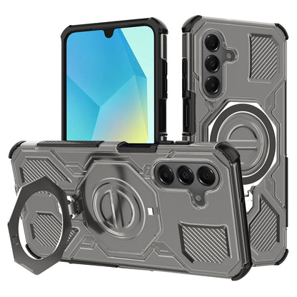 Custodia per Samsung Galaxy A16 5G A166 / A16 4G A165, Techsuit, Carbon Shield Pro, Nero Chiaro